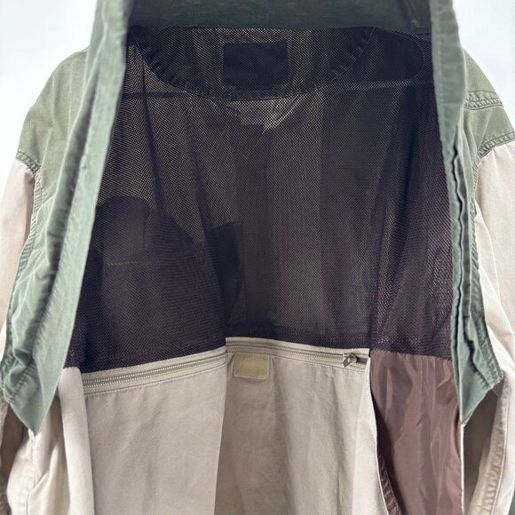 Woolrich Shirt Mens 2XL Green Canvas Outdoor Guide Collection Shooting Hunting - Picture 8 of 12